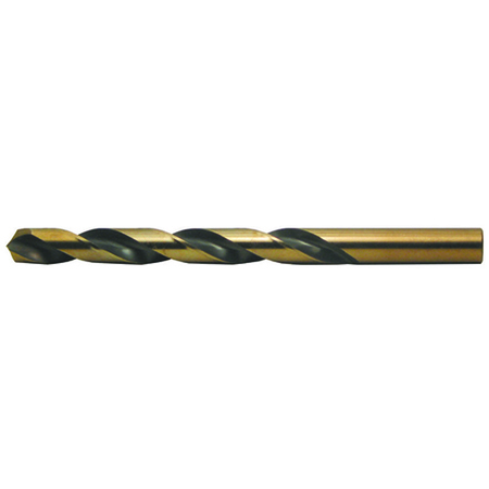 VIKING 21/64" Type 240-GF Goldstrike 3 Flatted Gold Jobber Drill, PK6 40579
